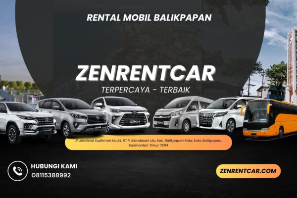 ZenRentCar merupakan salah satu penyedia jasa rental dan sewa mobil terkemuka yang beroperasi di kawasan Balikpapan, Ibu Kota Nusantara (IKN) dan Sekitarnya